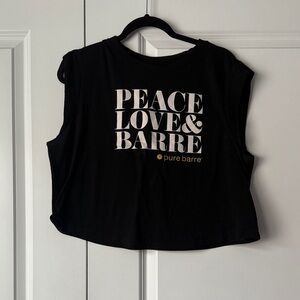 Pure Barre Black Sleeveless Top
